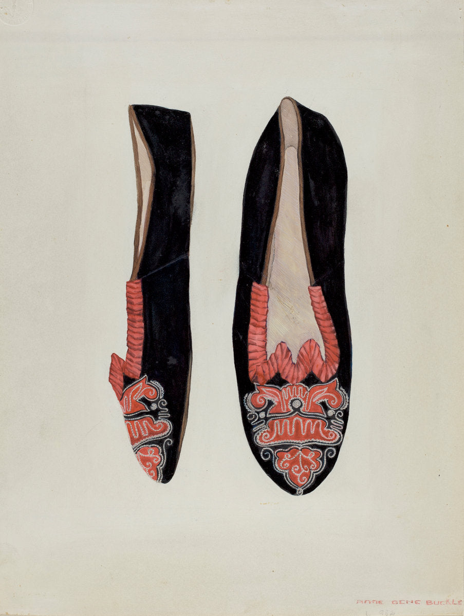 Dancing Slipper by Ann Gene Buckley (American, active c. 1935), 16X12"(A3)Poster Print
