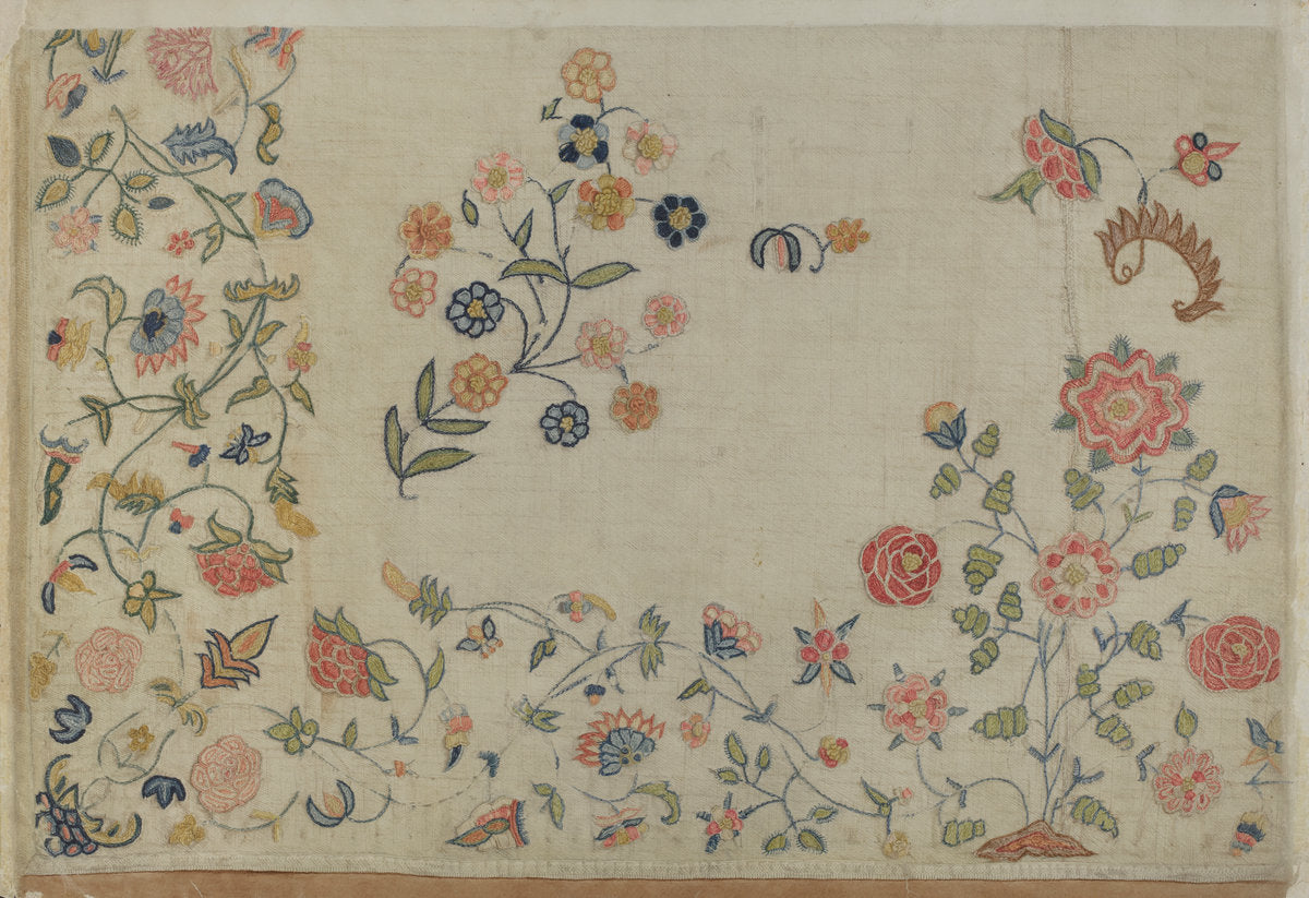 Embroidered Christening Blanket by Phyllis Dorr (American, active c. 1935), 16X12"(A3)Poster Print