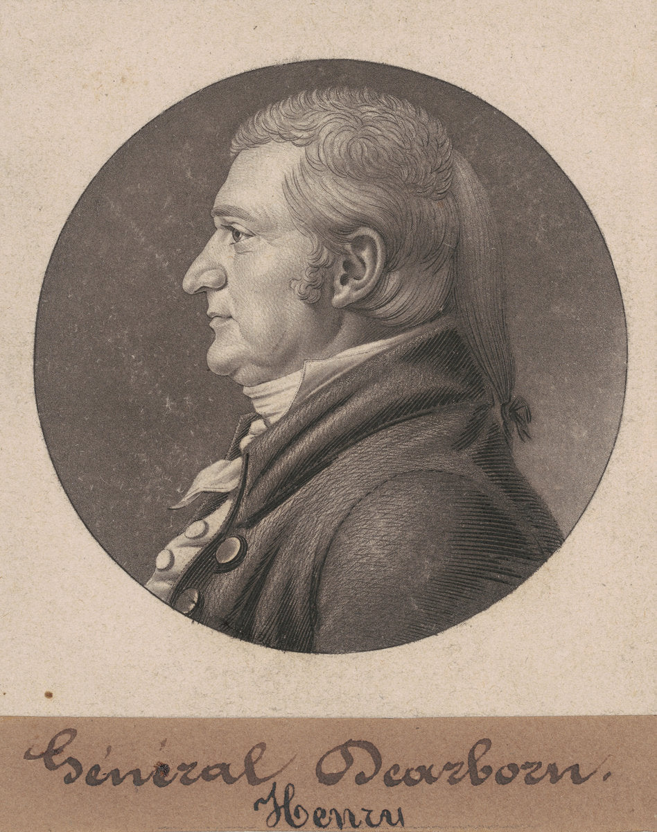 Henry Dearborn by Charles B. J. Févret de Saint-Mémin (French, 1770 - 1852), 16X12"(A3)Poster Print