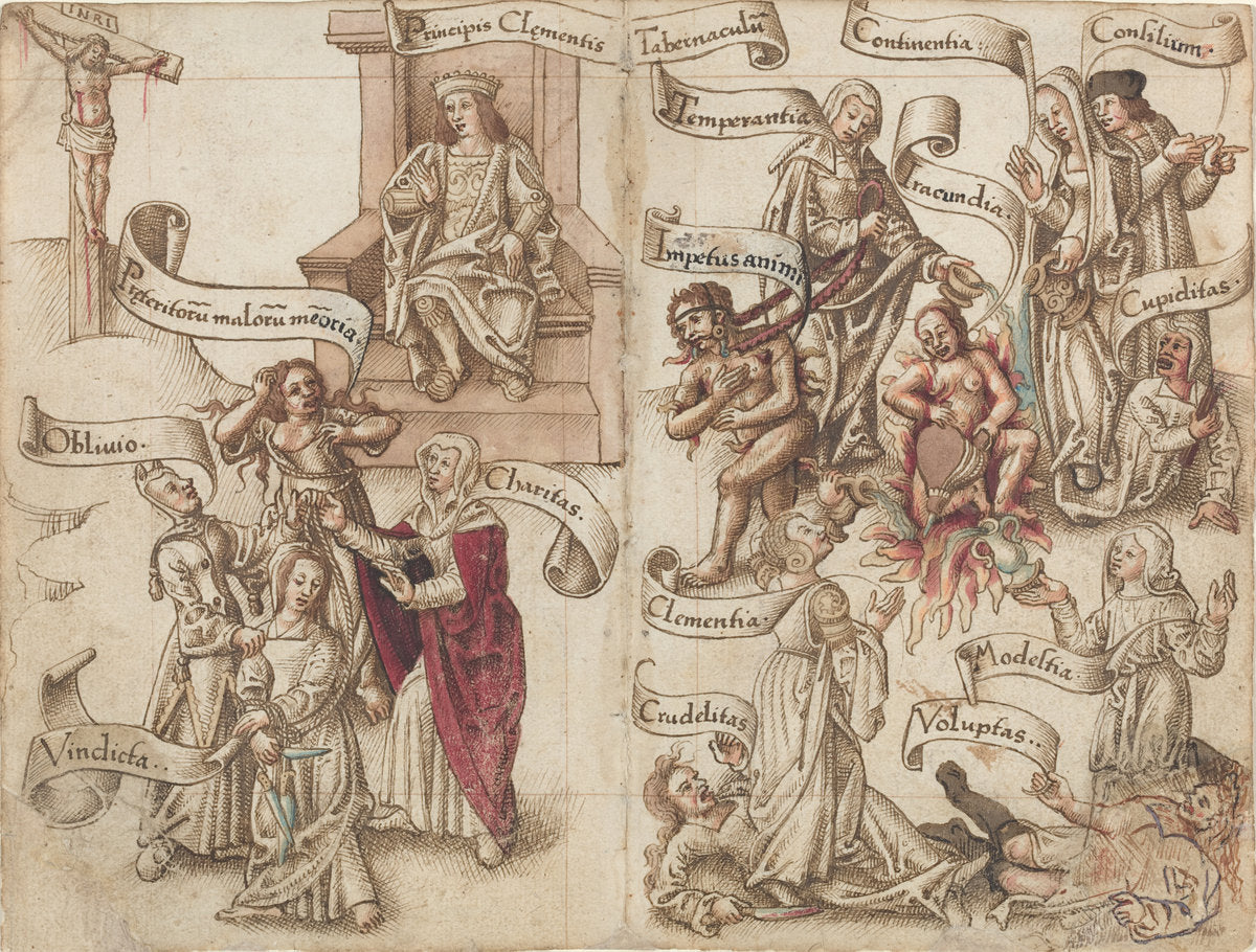 c. 1512/1515 by French early 16th Century ("Obliterate the Trace of the Pot in the Ashes" [fol. 32 verso / 33 recto]), 16X12"(A3)Poster Print