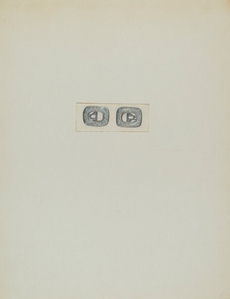Men's Stock Buckles by Charles Criswell (American, active c. 1935), 16X12"(A3)Poster Print