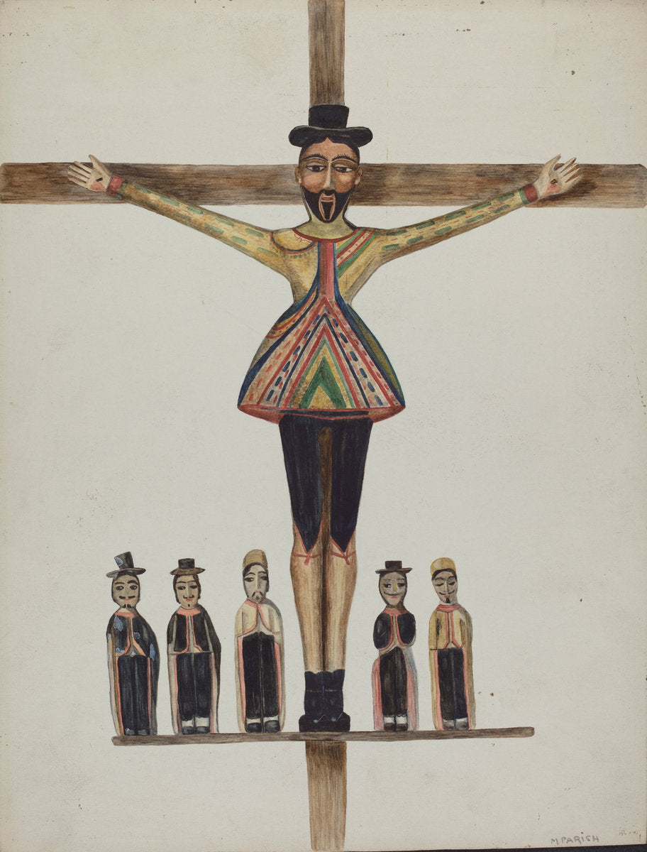 San Acacio by Margery Parish (American, active c. 1935), 16X12"(A3)Poster Print