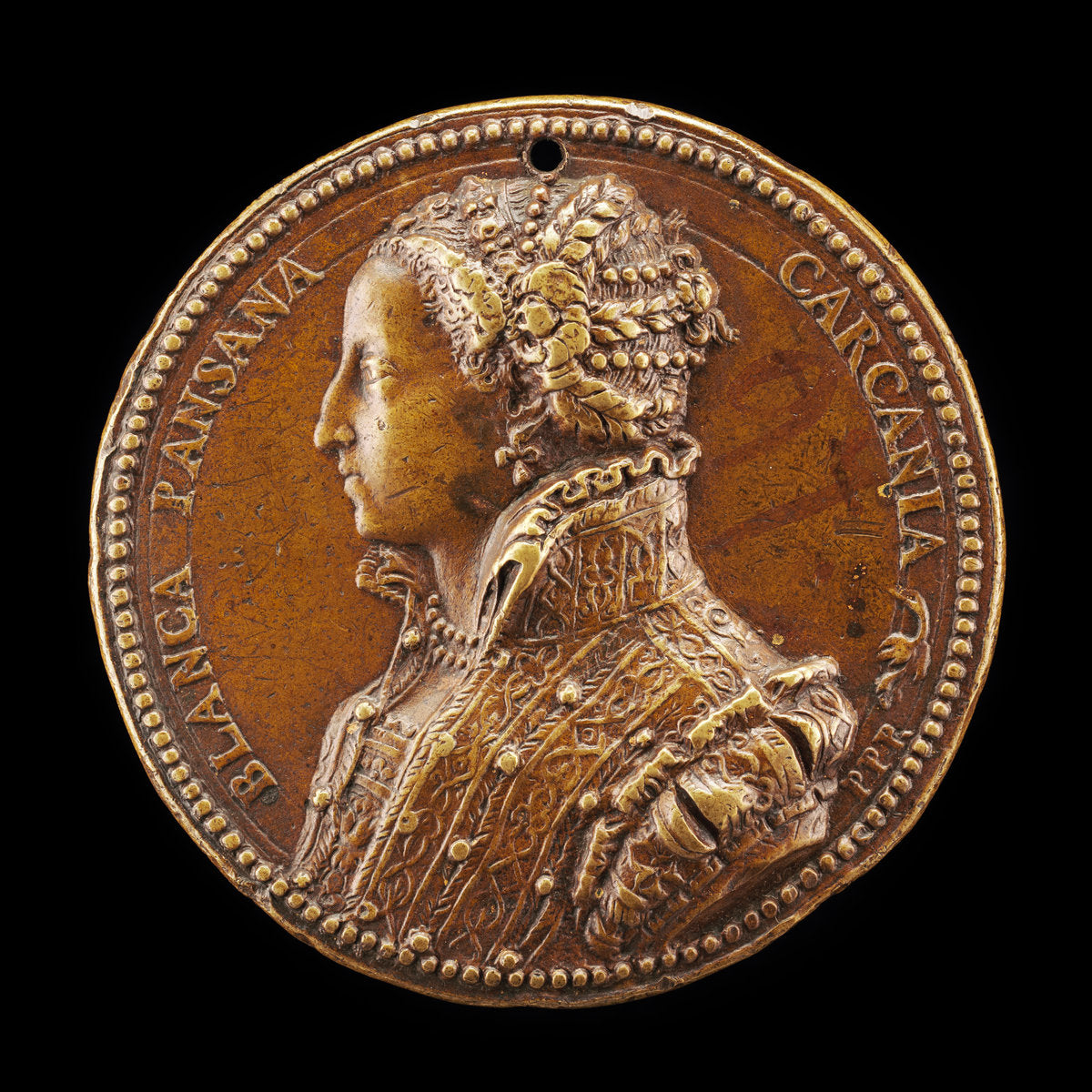 Bianca Pansana Carcania [obverse] by Pier Paolo Galeotti (Florentine, c. 1520 - 1584), 16X12"(A3)Poster Print