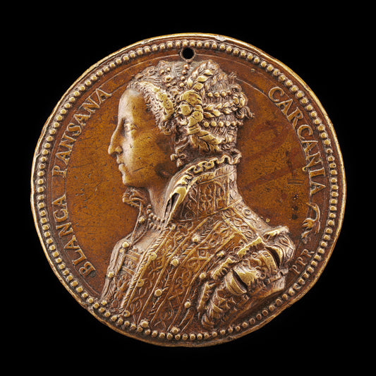 Bianca Pansana Carcania [obverse] by Pier Paolo Galeotti (Florentine, c. 1520 - 1584), 16X12"(A3)Poster Print
