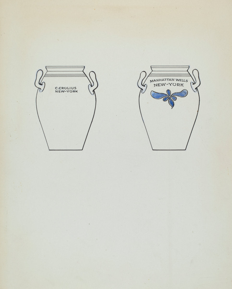 Jar by George Loughridge and Charles Caseau (American, active c. 1935), 16X12"(A3)Poster Print