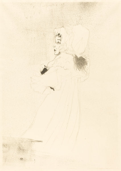 Miss May Belfort, Large Plate (Miss May Belfort, grande planche) by Henri de Toulouse-Lautrec (French, 1864 - 1901), 16X12"(A3)Poster Print