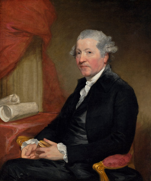 Sir Joshua Reynolds by Gilbert Stuart (American, 1755 - 1828), 16X12"(A3)Poster Print