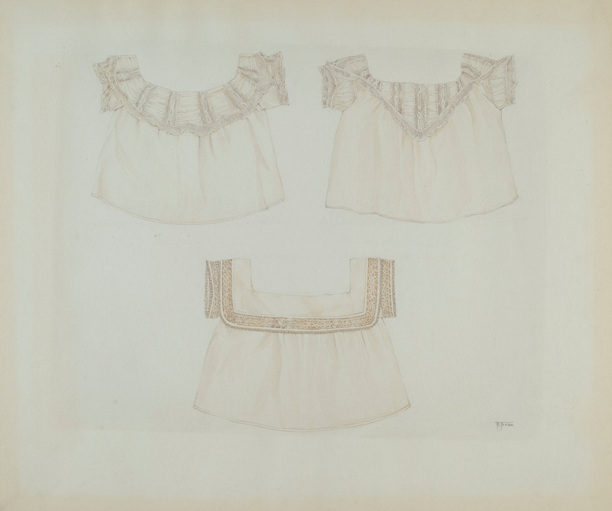 Baby's Under-waists by Arelia Arbo (American, active c. 1935), 16X12"(A3)Poster Print
