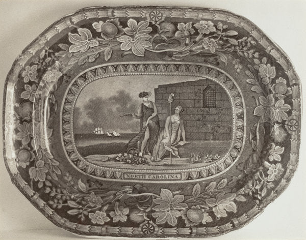 Platter - "North Carolina Arms" by Helmut Hiatt (American, active c. 1935), 16X12"(A3)Poster Print