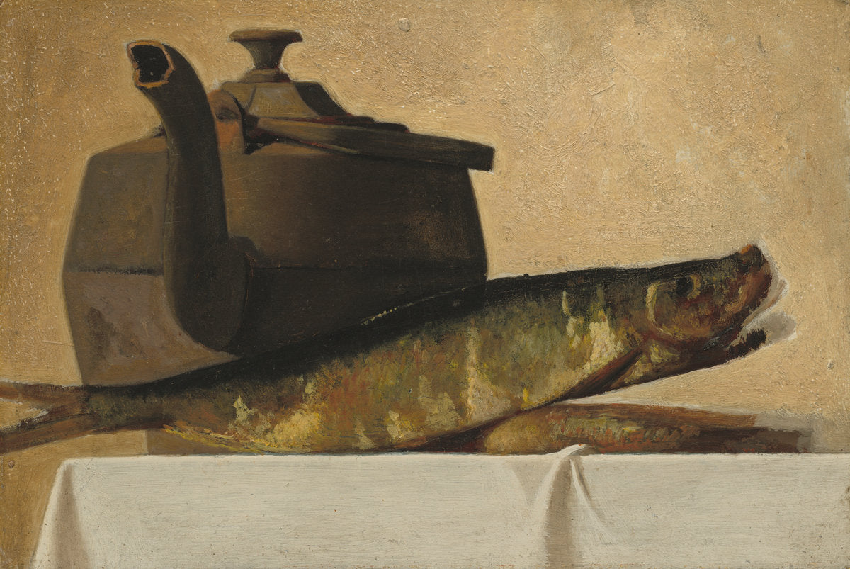 An English Breakfast by John Frederick Peto (American, 1854 - 1907), 16X12"(A3)Poster Print