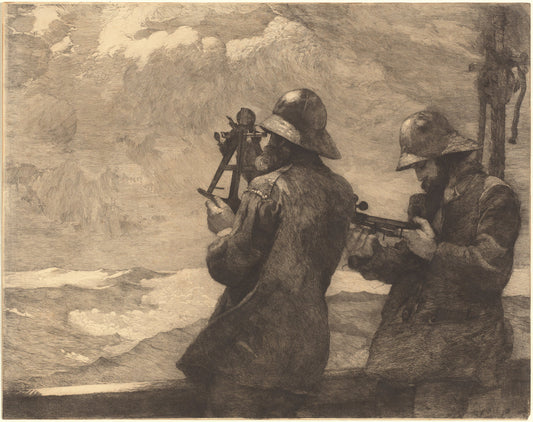 Eight Bells by Winslow Homer (American, 1836 - 1910), 16X12"(A3)Poster Print