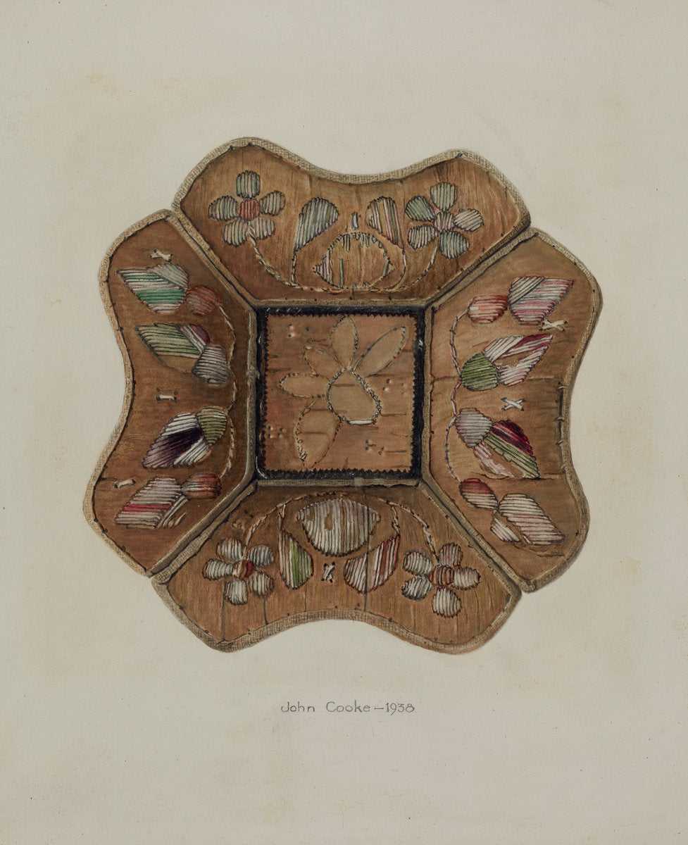 Pin Tray by John Cooke (American, active c. 1935), 16X12"(A3)Poster Print