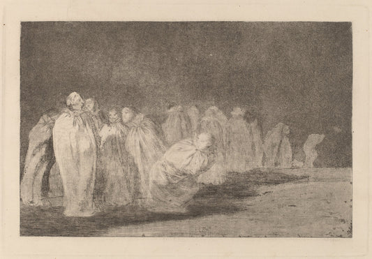 Los ensacados (The Men in Sacks) by Francisco de Goya (Spanish, 1746 - 1828), 16X12"(A3)Poster Print