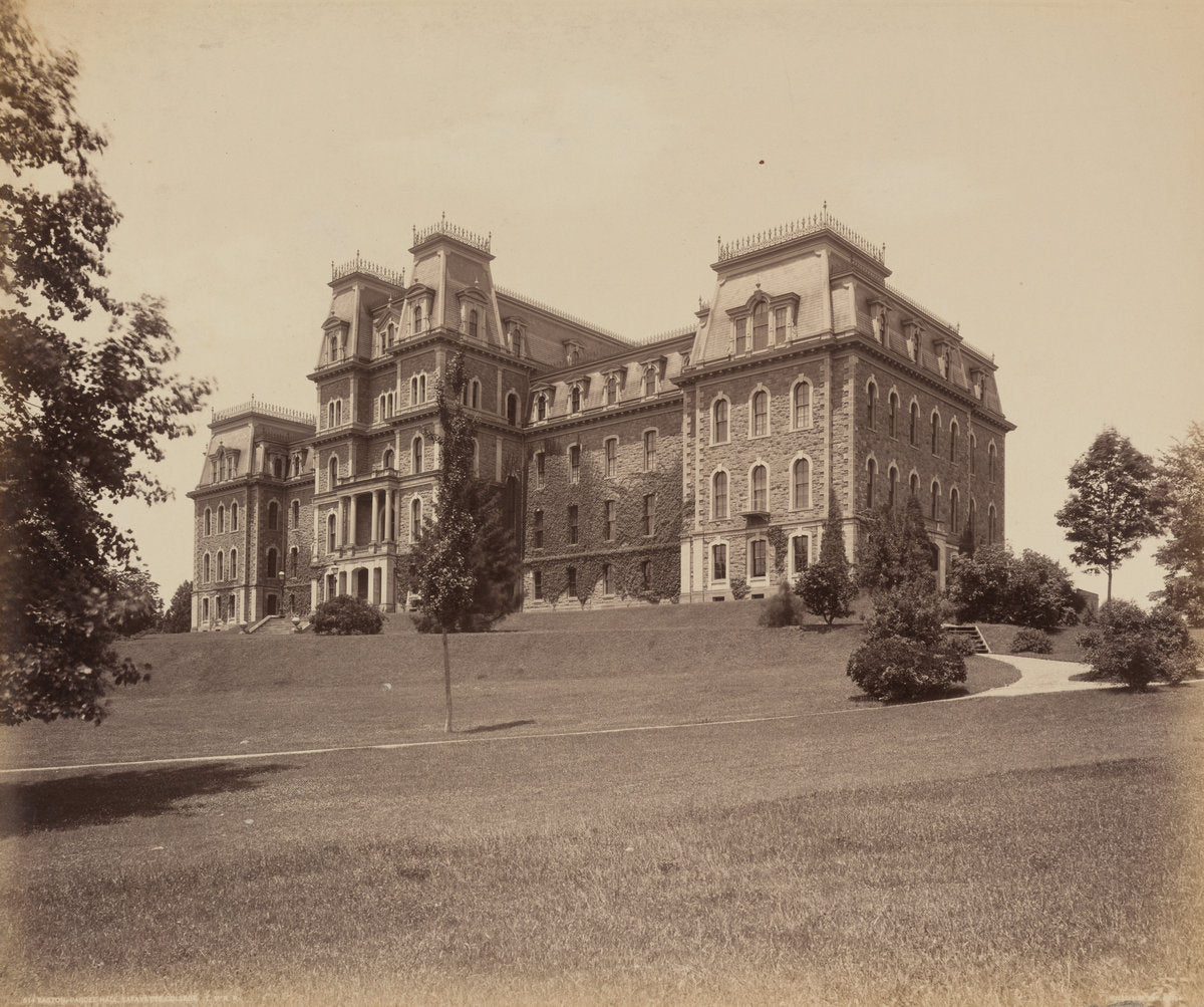 Easton, Pardee Hall, Lafayette College by William H. Rau (American, 1855 - 1920), 16X12"(A3)Poster Print