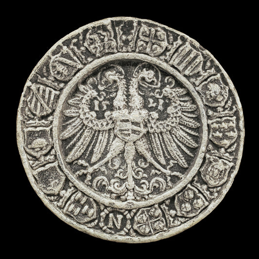 Coats of Arms around Double-headed Eagle [reverse] by Albrecht Dürer (German, 1471 - 1528), 16X12"(A3)Poster Print