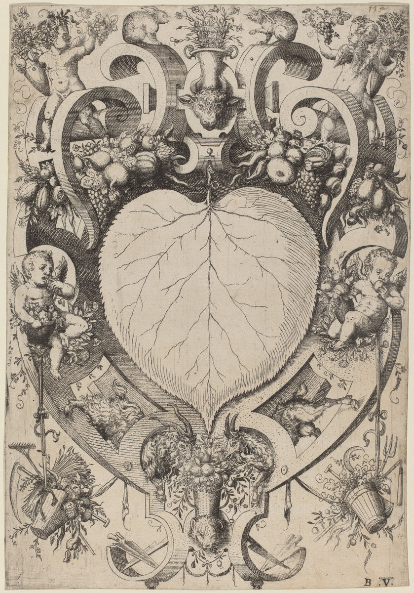 Earth by Jost Amman, after Wenzel Jamnitzer I (Swiss, 1539 - 1591), 16X12"(A3)Poster Print