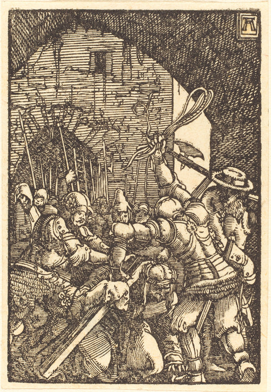 Christ Carrying the Cross by Albrecht Altdorfer (German, 1480 or before - 1538), 16X12"(A3)Poster Print