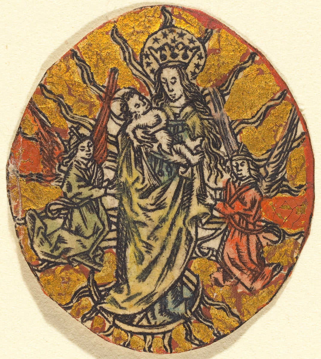 c. 1460/1480 by German or Netherlandish 15th Century (Madonna and Child), 16X12"(A3)Poster Print