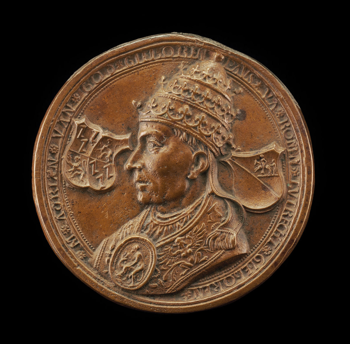 1522/1523 by Netherlandish 16th Century (Adrian VI (Adrian Dedal, 1459-1523), Pope 1522), 16X12"(A3)Poster Print