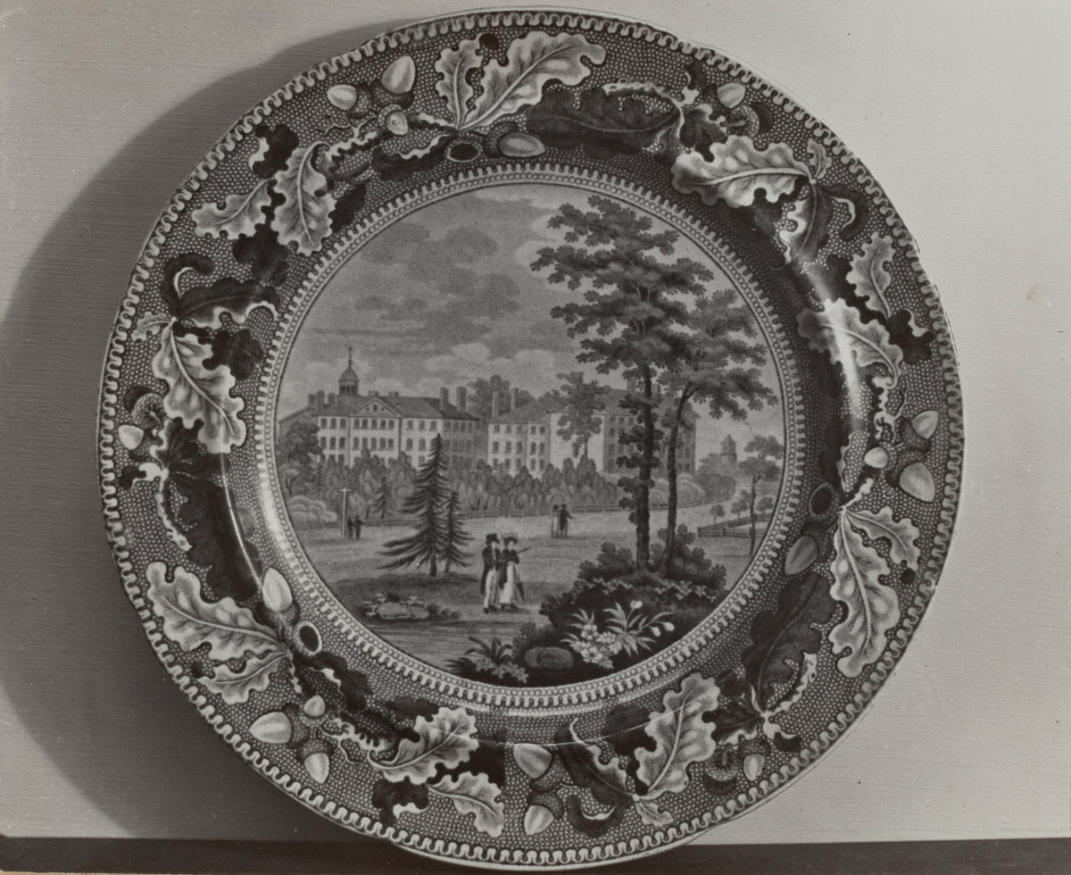 Plate - "Harvard College" by Helmut Hiatt (American, active c. 1935), 16X12"(A3)Poster Print