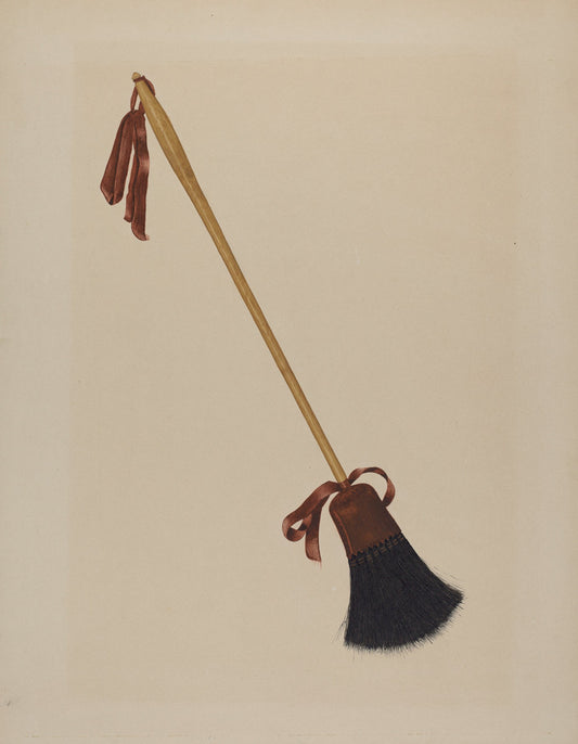 Long Handled Bristle Brush by Richard Barnett (American, active c. 1935), 16X12"(A3)Poster Print