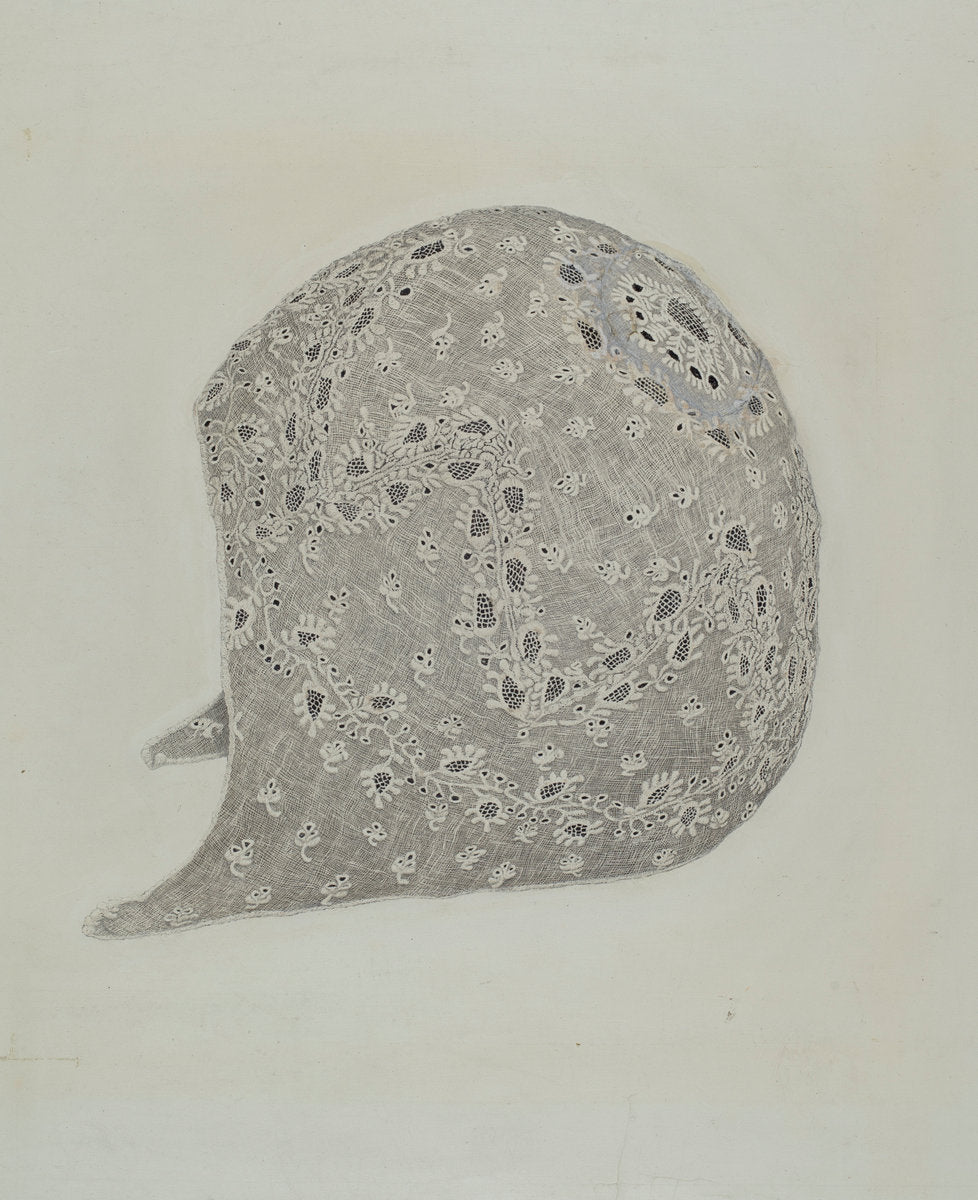 Baby's Lace Cap by Richard Whitaker (American, active c. 1935), 16X12"(A3)Poster Print