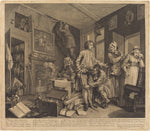 A Rake's Progress: pl.1 by William Hogarth (English, 1697 - 1764), 16X12"(A3)Poster Print