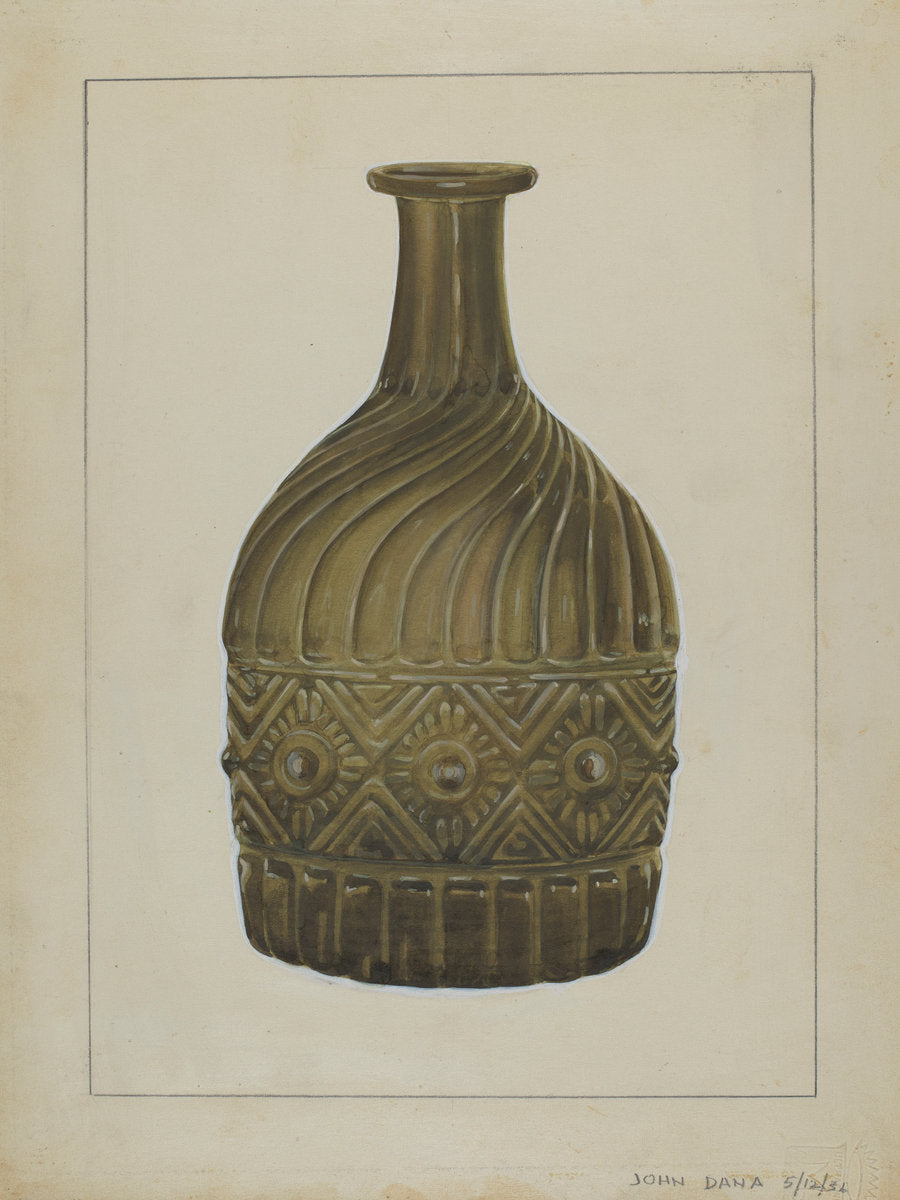 Decanter by John Dana (American, active c. 1935), 16X12"(A3)Poster Print