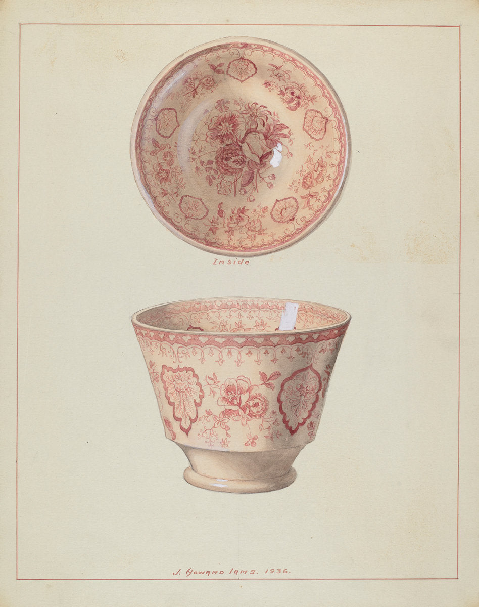 Cup by J. Howard Iams (American, active c. 1935), 16X12"(A3)Poster Print