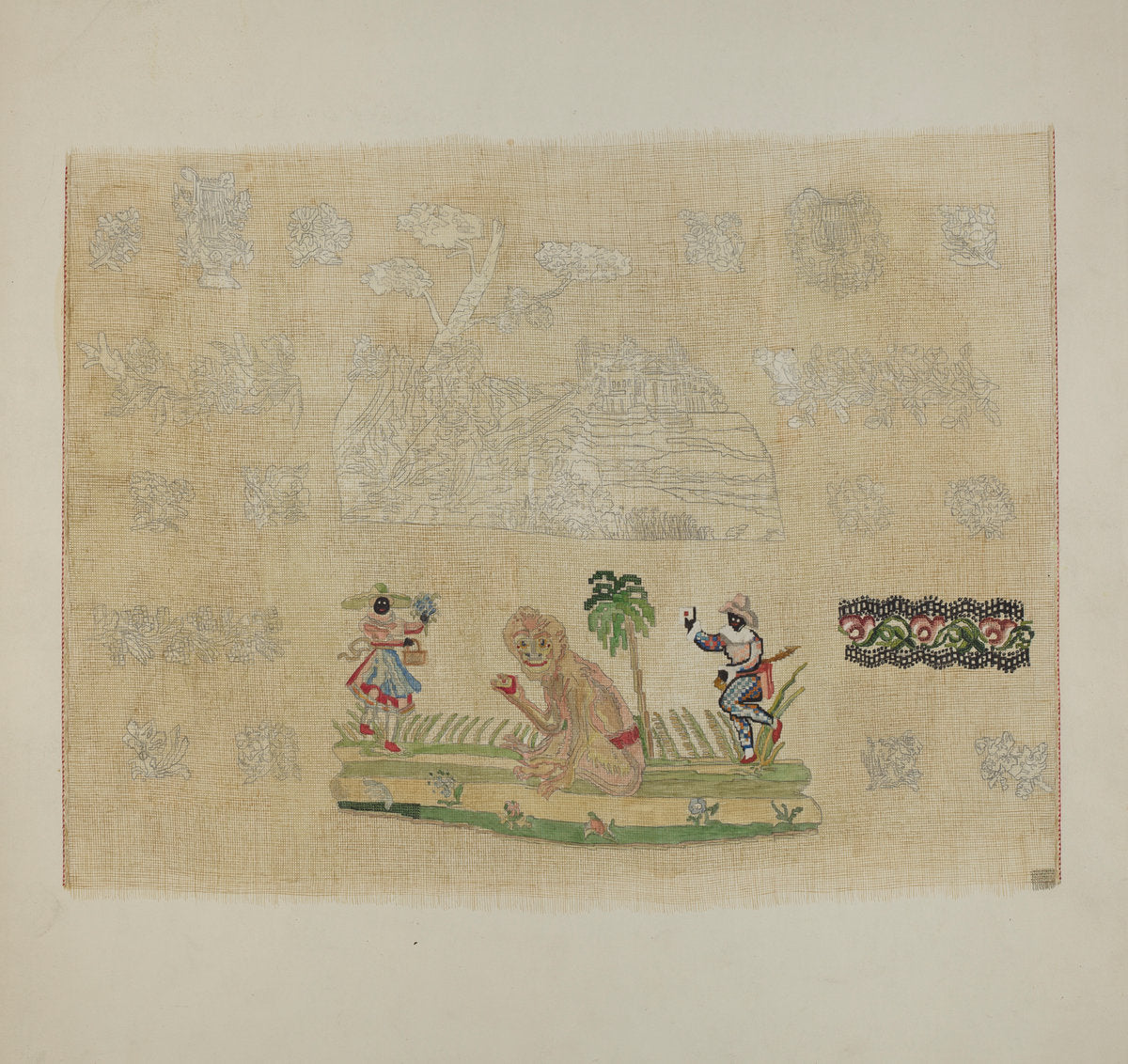 Petit Point by Bessie Vandre (American, active c. 1935), 16X12"(A3)Poster Print