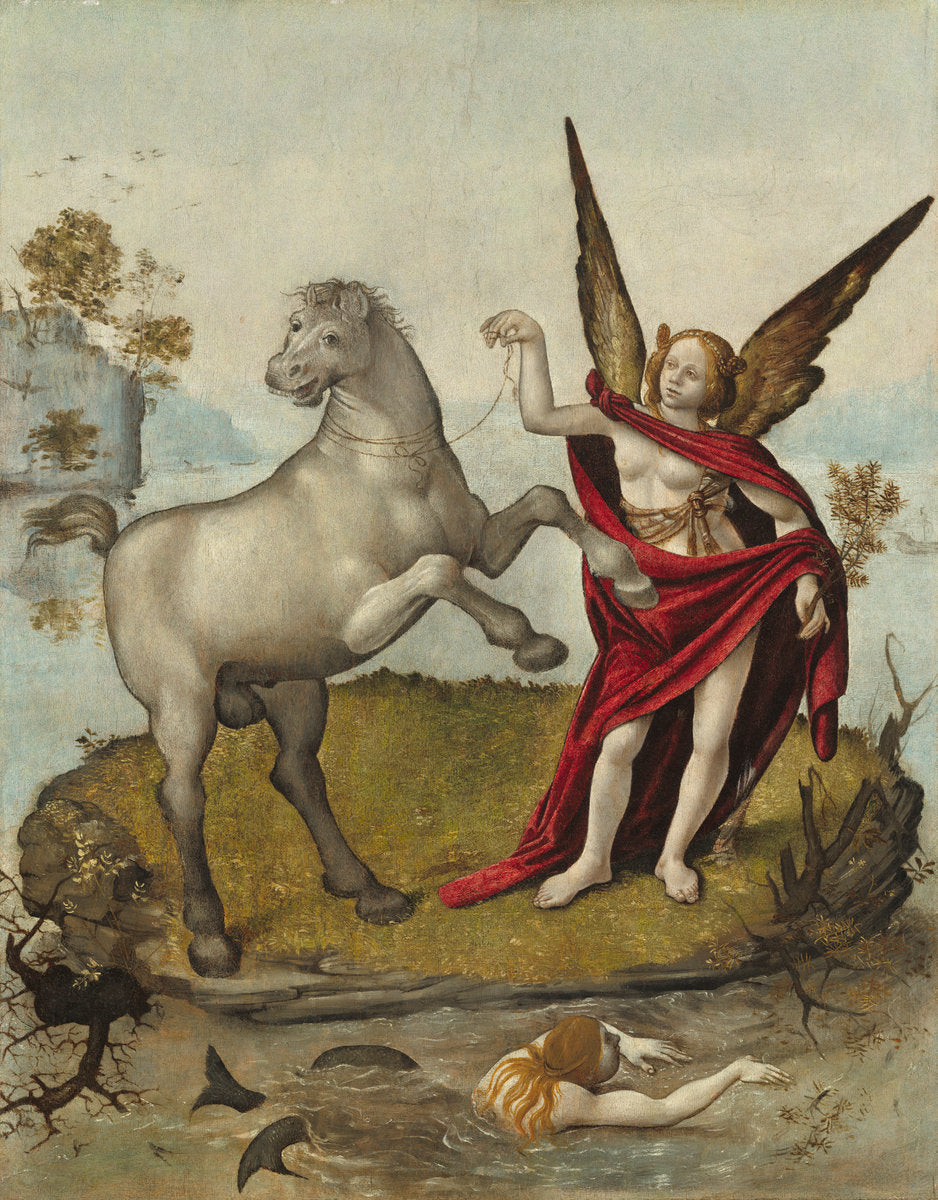Allegory by Piero di Cosimo (Florentine, 1462 - 1522), 16X12"(A3)Poster Print