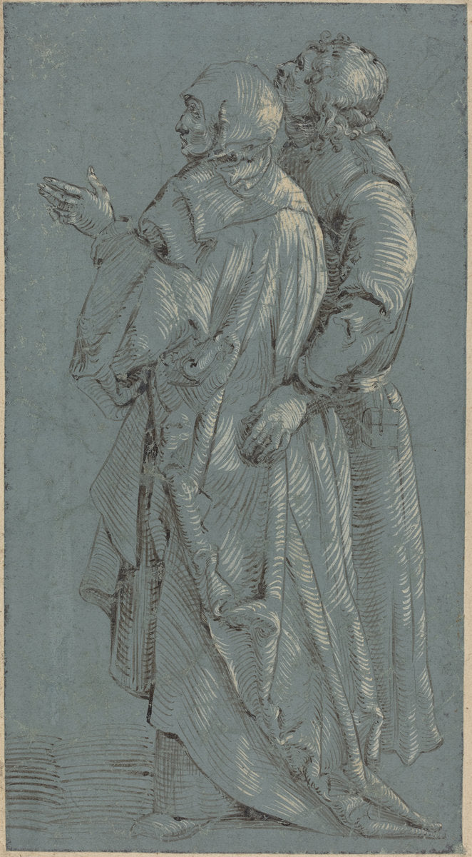 c. 1600 by after Hans Baldung Grien (The Virgin and Saint John), 16X12"(A3)Poster Print