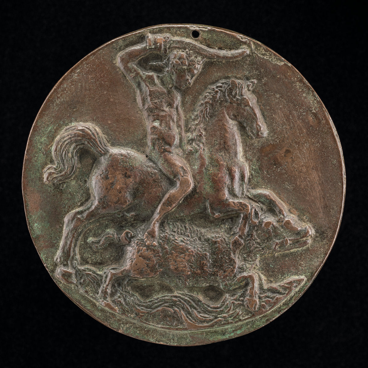late 15th - early 16th century by Italian 15th or 16th Century (Meleager on Horseback (Boar Hunting) [obverse]), 16X12"(A3)Poster Print