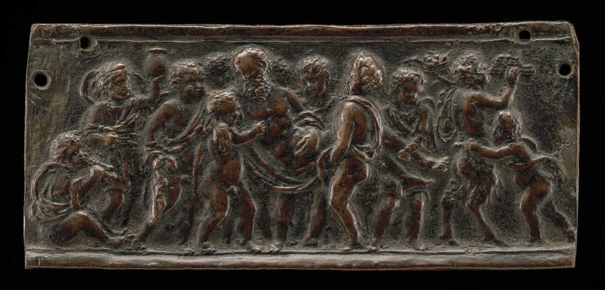 The Triumph of Silenus by Andrea Briosco, called Riccio (Italian, 1470 - 1532), 16X12"(A3)Poster Print