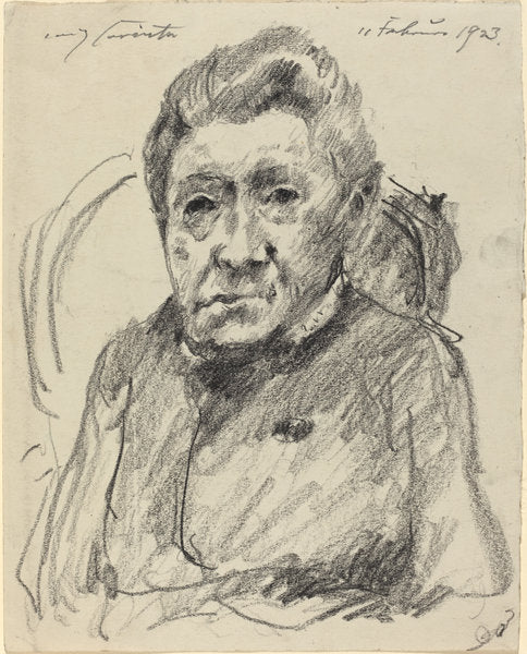 Mrs. Hedwig Berend by Lovis Corinth (German, 1858 - 1925), 16X12"(A3)Poster Print