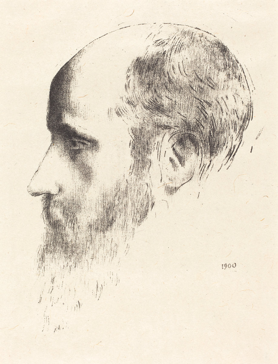 Edouard Vuillard by Odilon Redon (French, 1840 - 1916), 16X12"(A3)Poster Print