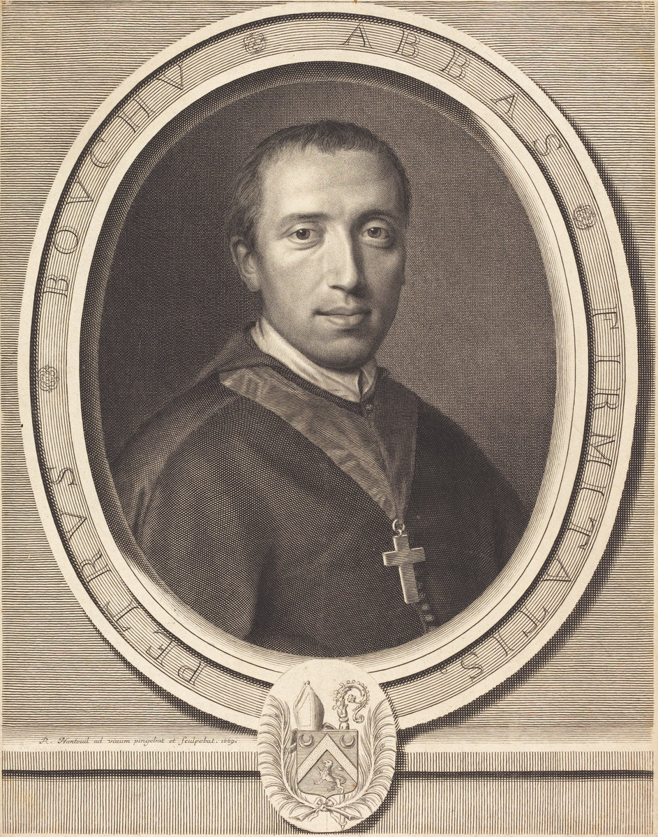 Pierre Bouchu by Robert Nanteuil (French, 1623 - 1678), 16X12"(A3)Poster Print