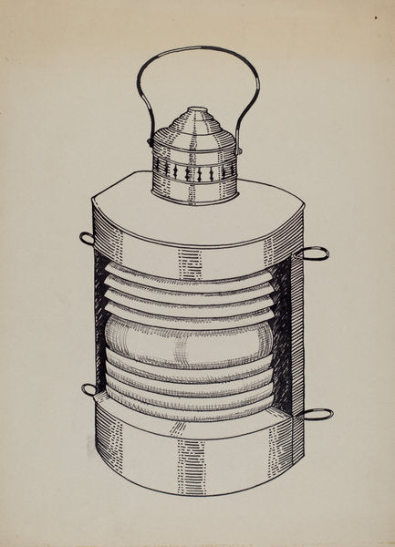 Masthead Light by Florence Huston (American, active c. 1935), 16X12"(A3)Poster Print