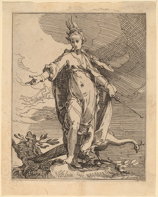 Juno by Abraham Bloemaert (Dutch, 1564 - 1651), 16X12"(A3)Poster Print
