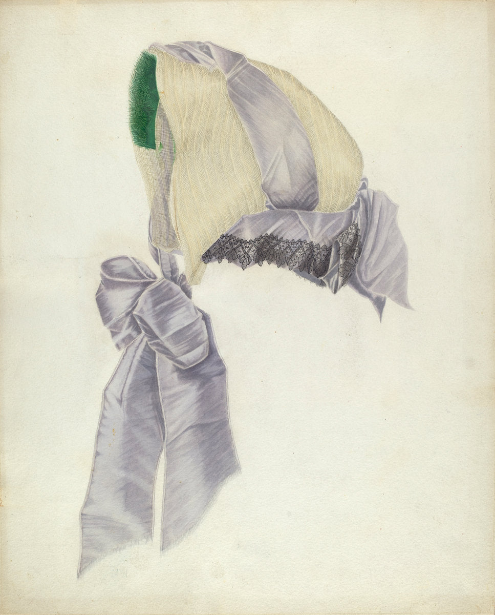 Bonnet by Ruth Bialostosky (American, active c. 1935), 16X12"(A3)Poster Print