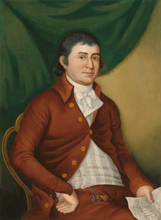 Thomas Corcoran by Charles Peale Polk (American, 1767 - 1822), 16X12"(A3)Poster Print