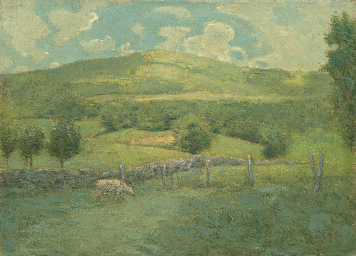 Obweebetuck by Julian Alden Weir (American, 1852 - 1919), 16X12"(A3)Poster Print