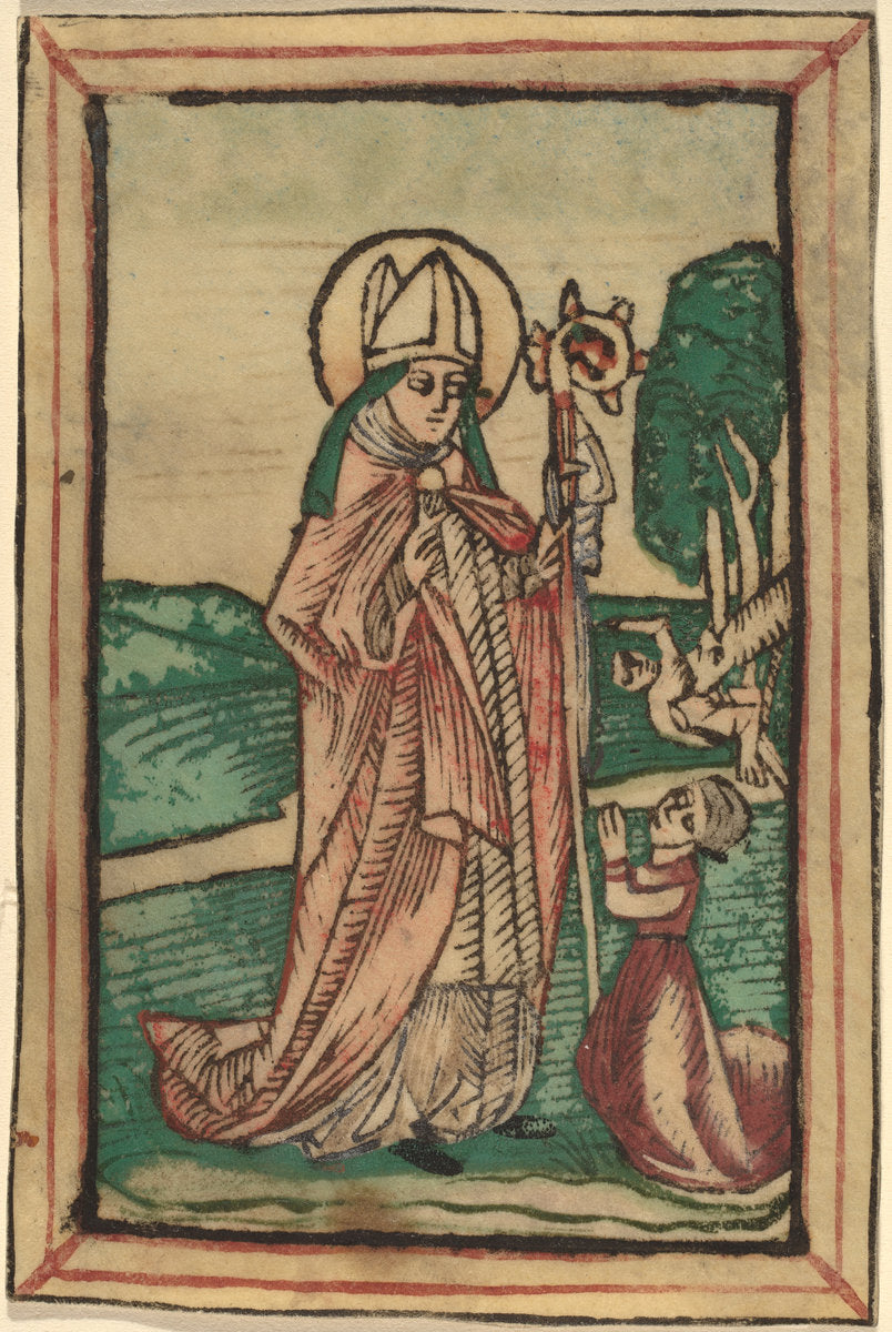 c. 1475 by Netherlandish 15th Century (Saint Poppo), 16X12"(A3)Poster Print