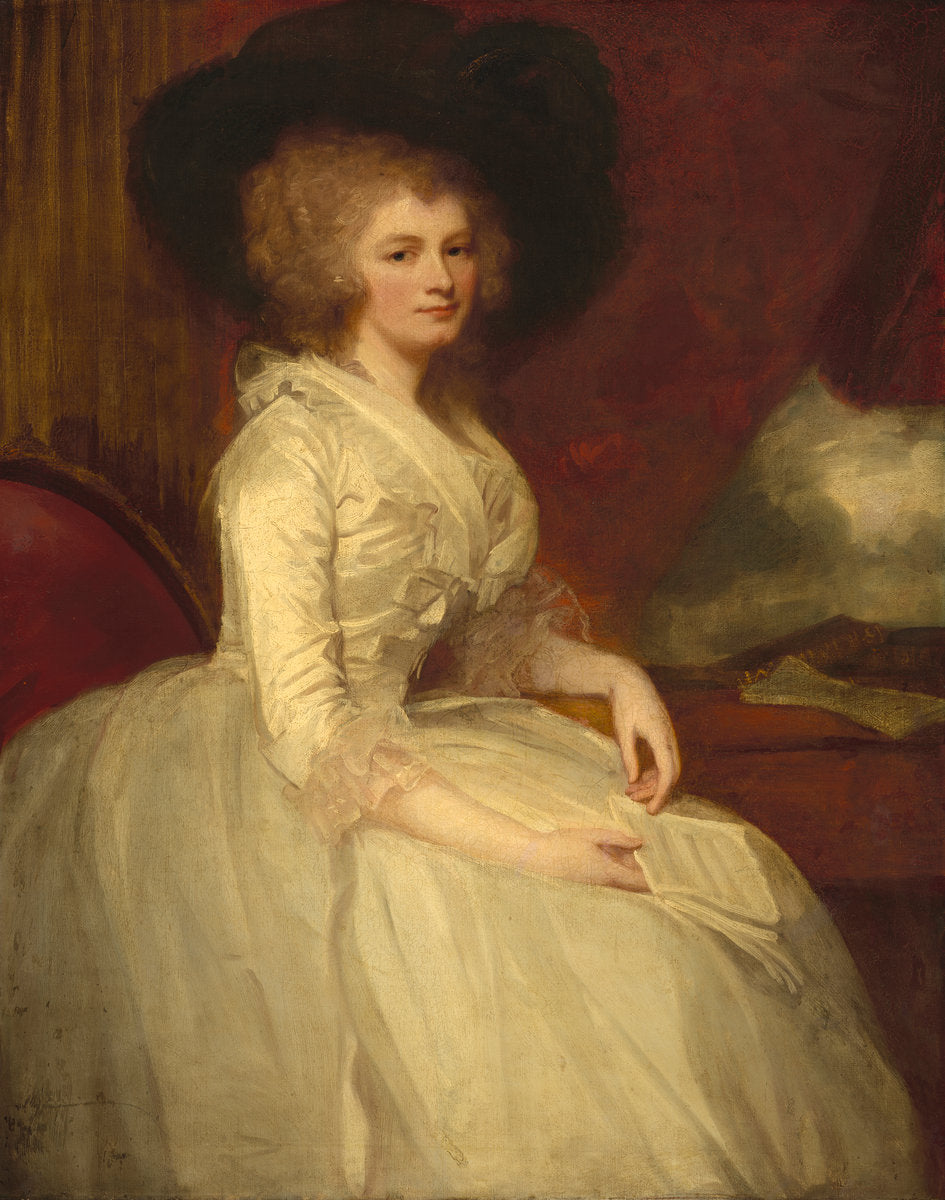 Mrs. Alexander Blair by George Romney (British, 1734 - 1802), 16X12"(A3)Poster Print
