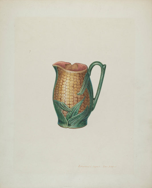 Cream Pitcher by Edward L. Loper (American, born 1916), 16X12"(A3)Poster Print