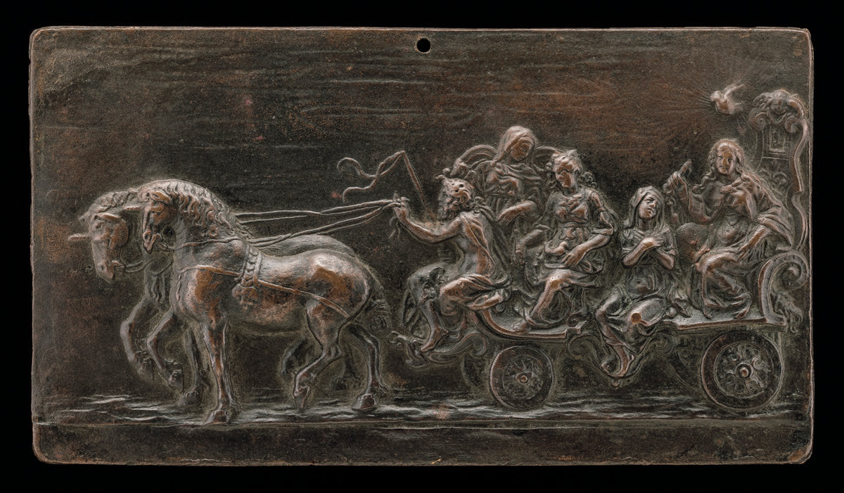 c. 1600 by German or South Netherlandish 17th Century (The Triumph of Wisdom), 16X12"(A3)Poster Print
