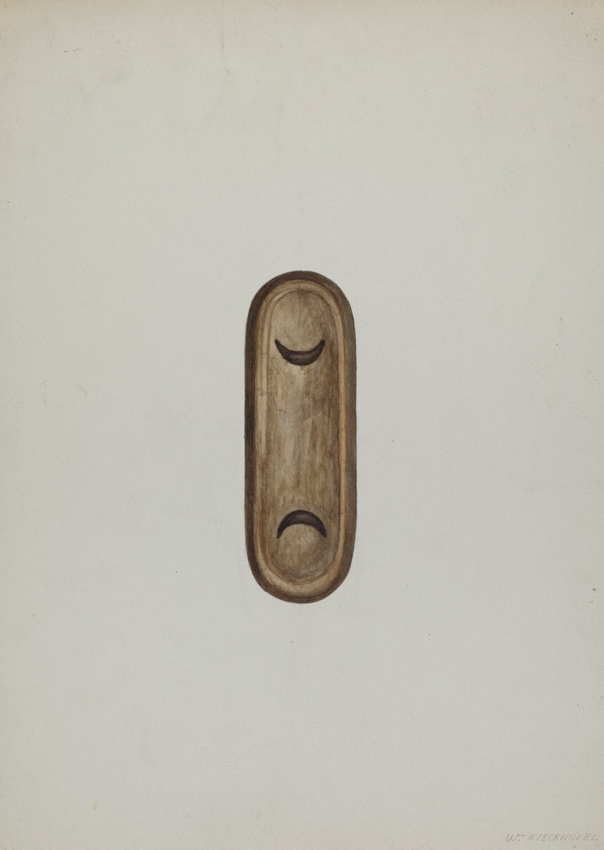Detail, Front of Confessional by William Kieckhofel (American, active c. 1935), 16X12"(A3)Poster Print