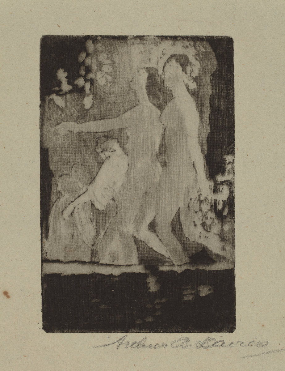 Nocturne by Arthur B. Davies (American, 1862 - 1928), 16X12"(A3)Poster Print
