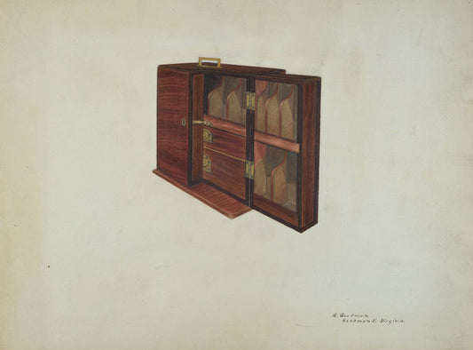 Medicine Cabinet by Mattie P. Goodman (American, active c. 1935), 16X12"(A3)Poster Print