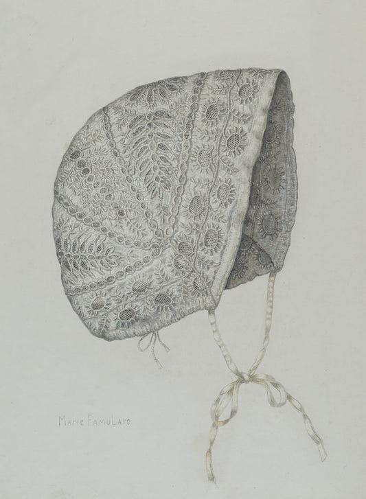 Infant's Cap by Marie Famularo (American, 1901 - 1975), 16X12"(A3)Poster Print